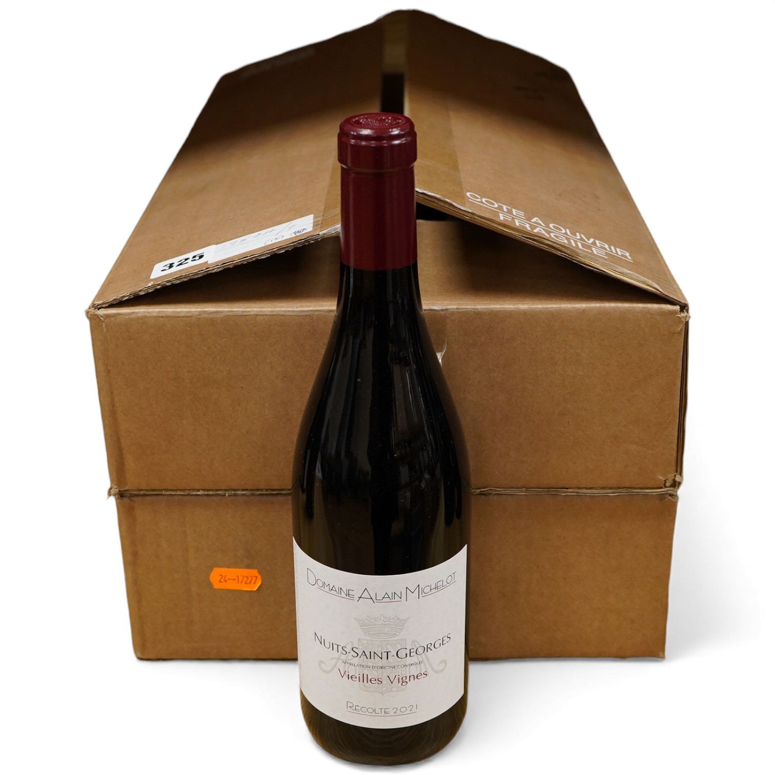 Domaine Alain Michelot Nuits Saint-Georges, Vieilles Vignes, 2021 - two boxed sets of six bottles